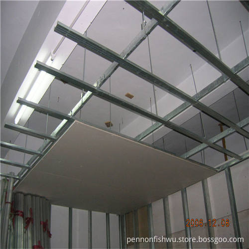 light steel suspended ceiling system grid c channel furring channel